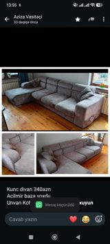 Kunc divan 340azn Acilmir baza yoxdu Unvan Kohne gunesli Aziza8839 — Furniture