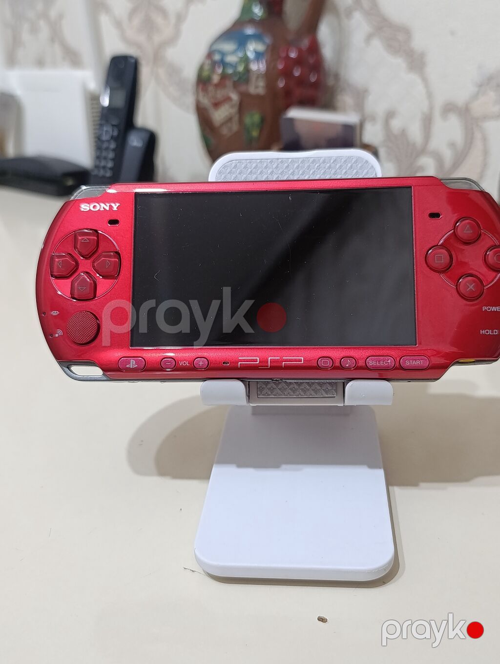 Sony PSP (PlayStation Portable) – qırmızı rəng 3004 heç bir problemi — Elektronika, Digah (5)