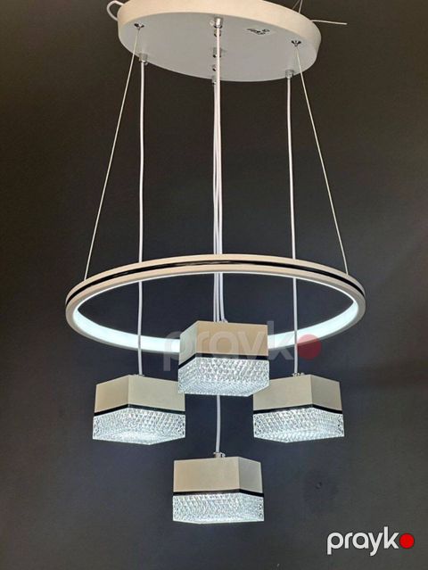 Led Çılçıraq, 4 və daha çox lampa, Metal — Bakı