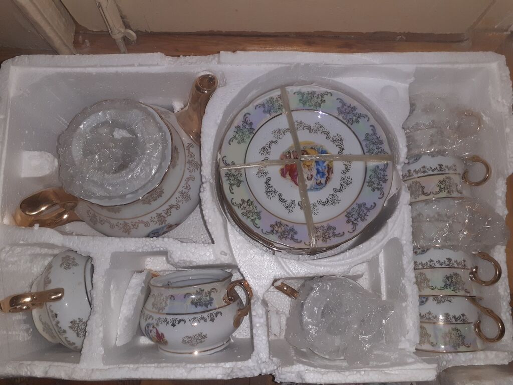 Çay dəsti, Farfor