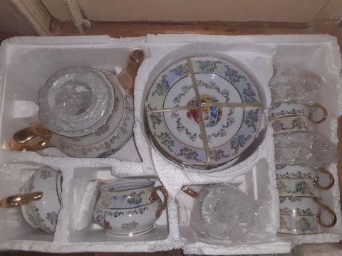 Çay dəsti, Farfor