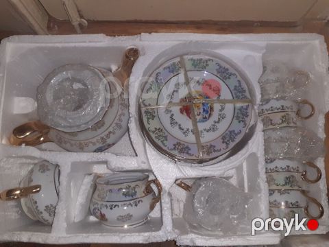 Çay dəsti, Farfor