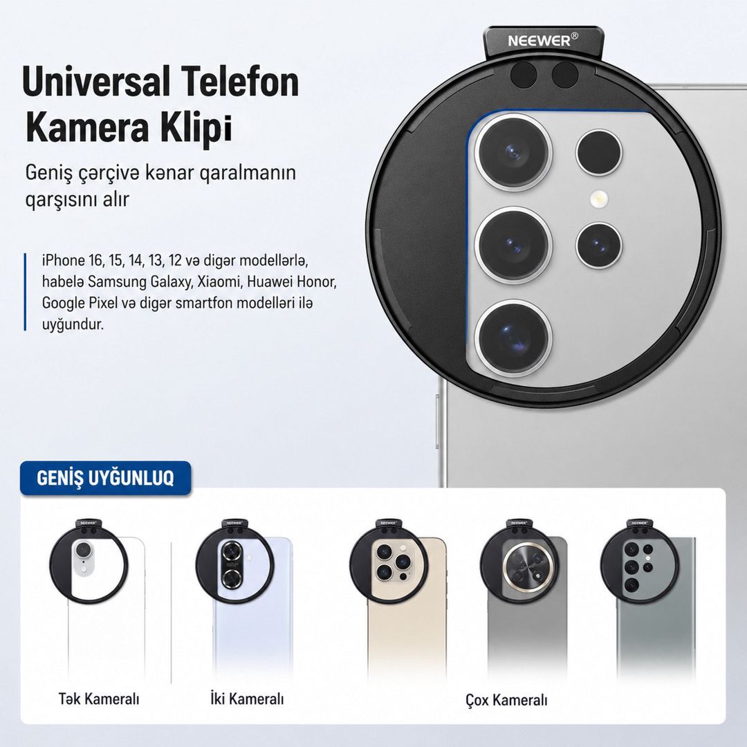 Neewer 67 mm CPL telefon filteri — Elektronika, Bakı (3)