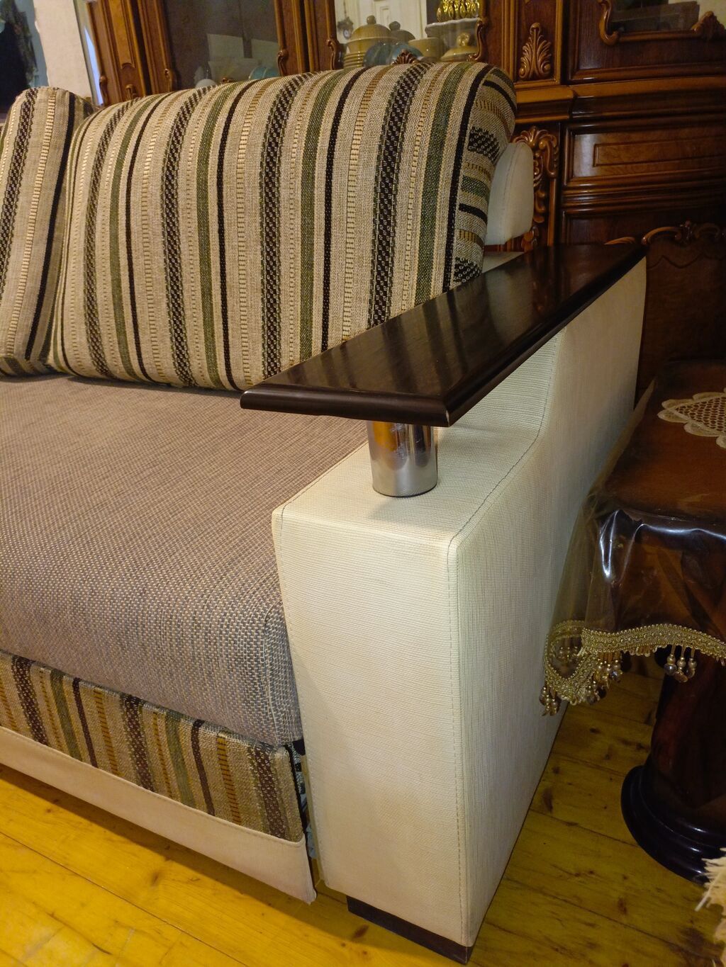Divan-kravat, İşlənmiş, Açılan, Bazalı, Parça, Çatdırılma yoxdur — Mebel, Bakı (5)