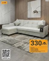 Künc divan – La Mini (Kod: 2185) - Ölçülər: 240 × 150 sm - Mexanizm — Furniture