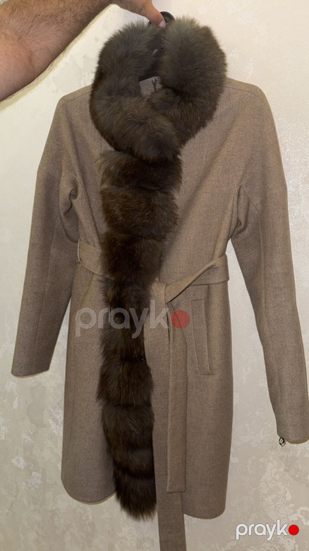 🤎 TƏBİİ XƏZLİ ELEGANT PALTO 680 manata alınıb xəzi təbiidir çox gözəl — Şəxsi əşyalar, Bakı (2)