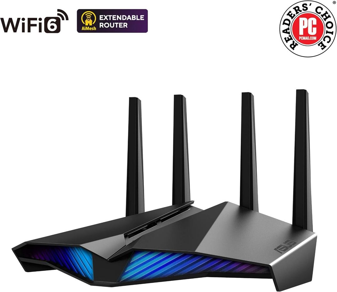 Router ASUS RT-AX82U AX5400 Wi-Fi 6 — Şəbəkə və server avadanlığı, Bakı (5)