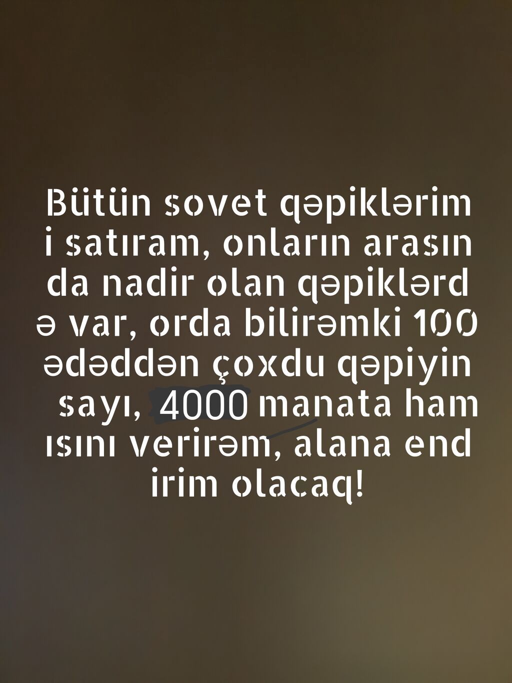 Sovet quruşları (qəpik) kolleksiyası — toplu satılır. - Kolleksiya