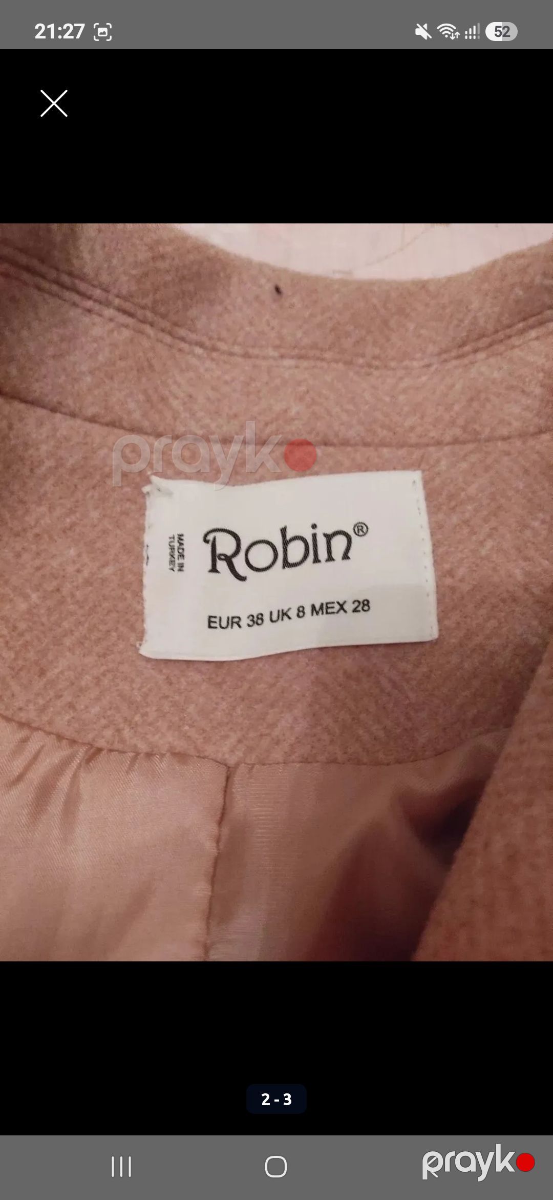 Robin marka qadın paltası, EUR 38 — Şubə, Bakı (2)