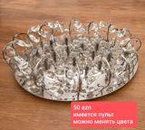 LED Kristal Tavan Lustras — Metal Korpus, Pultlu — Освещение
