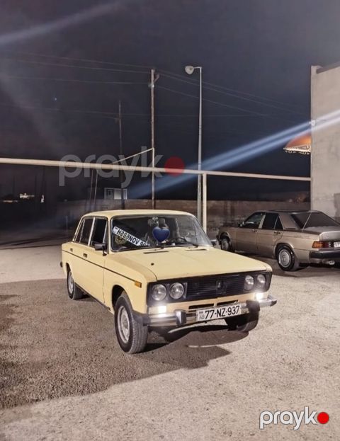 VAZ 2106 sedan, krem rəng, klassik — nömrə 77-NZ-937 — Bakı