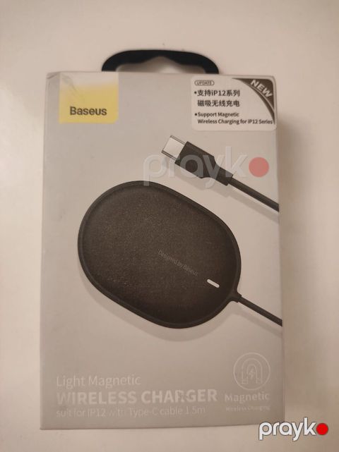 Qutusu heç açılmayıb. 15W Baseus Wireless magnetic charger - Simsiz — Bakı