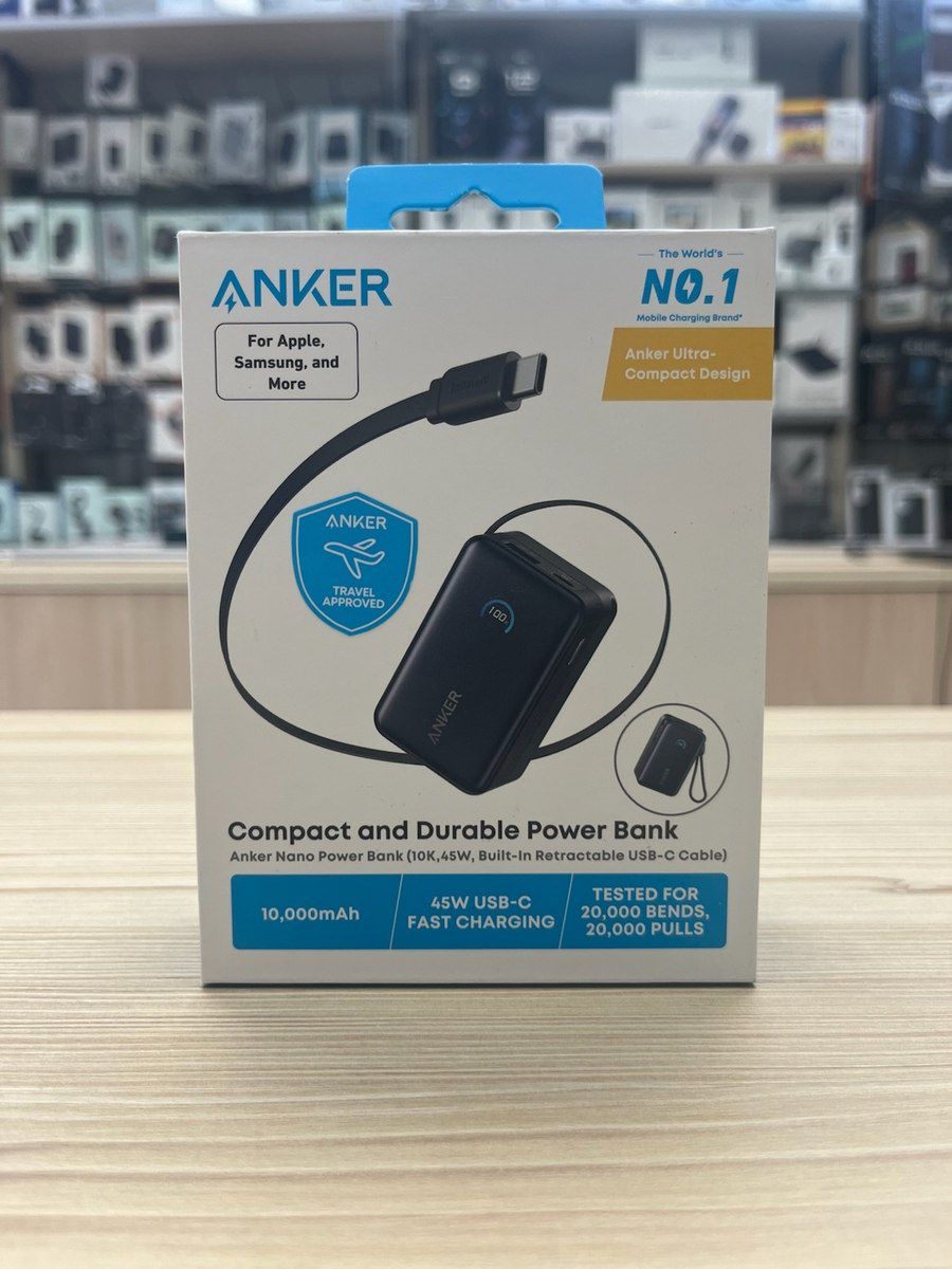 Anker Nano Power Bank 10000 mAh 45W — Mallar, Bakı
