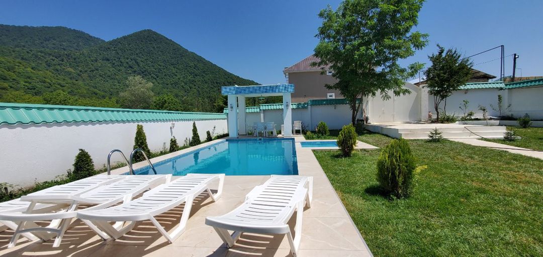 İcarəyə verilir 6 otaqlı həyət evi/bağ evi 200 m² — Ev, villa, Qəbələ (6)