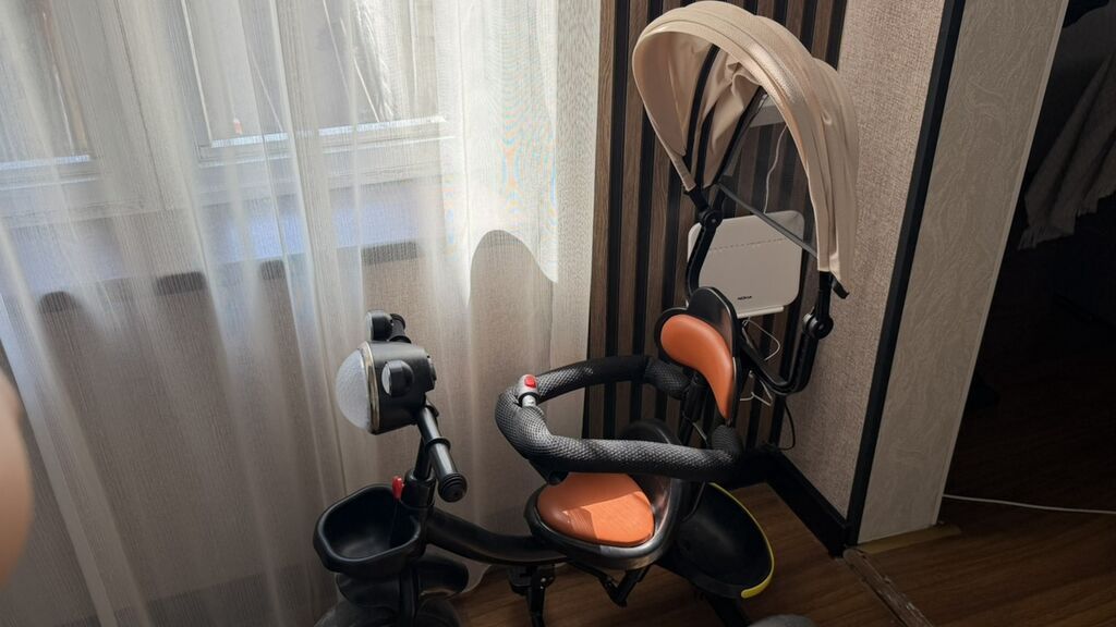 Uşaq üçtəkərli velosipedi – valideyn idarəetməsi və günlüyü ilə - — Uşaq velosipedləri, Bakı (3)