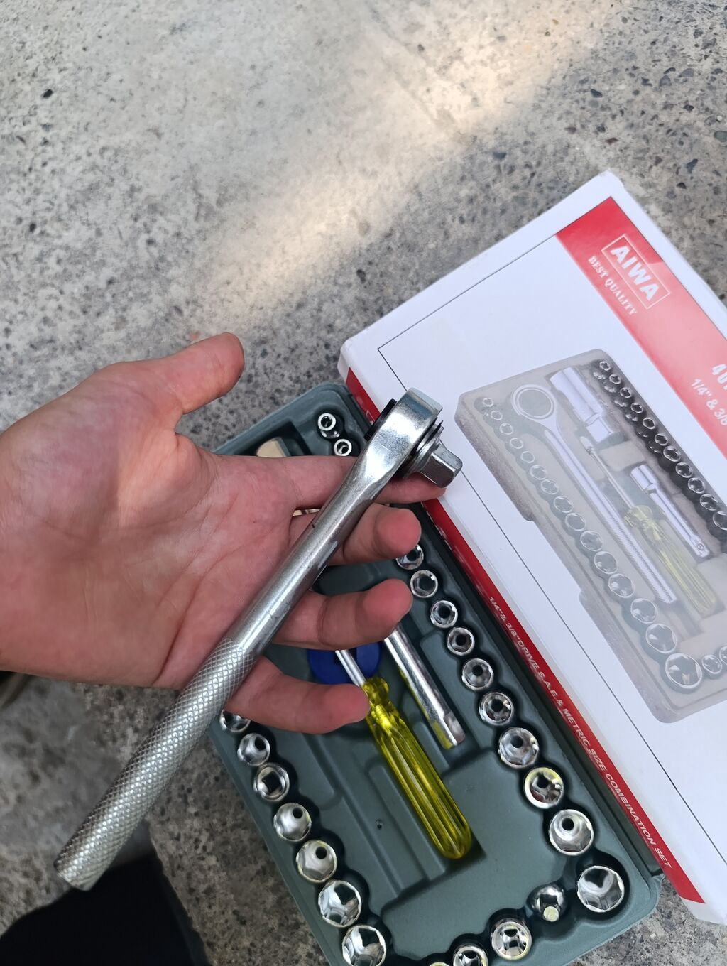 AIWA 40 Parçalı Kombinə edilmiş Qol Uclu Açar Dəsti Xüsusiyyətlər: - — Alətlər, Bakı (4)
