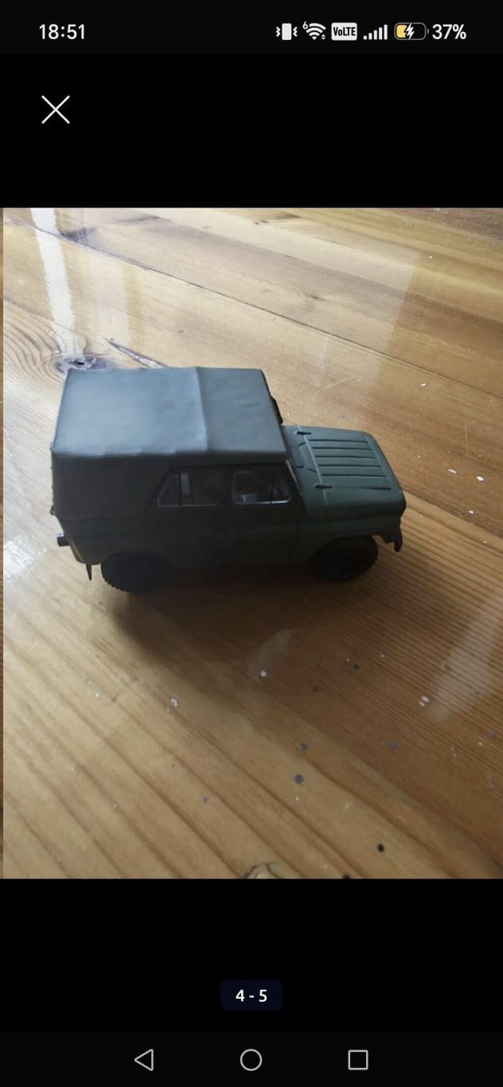 MiQyaslı kolleksiya modeli – UAZ-469 (1:43) - Brend: DeAgostini (alt — Mallar, Digah (2)