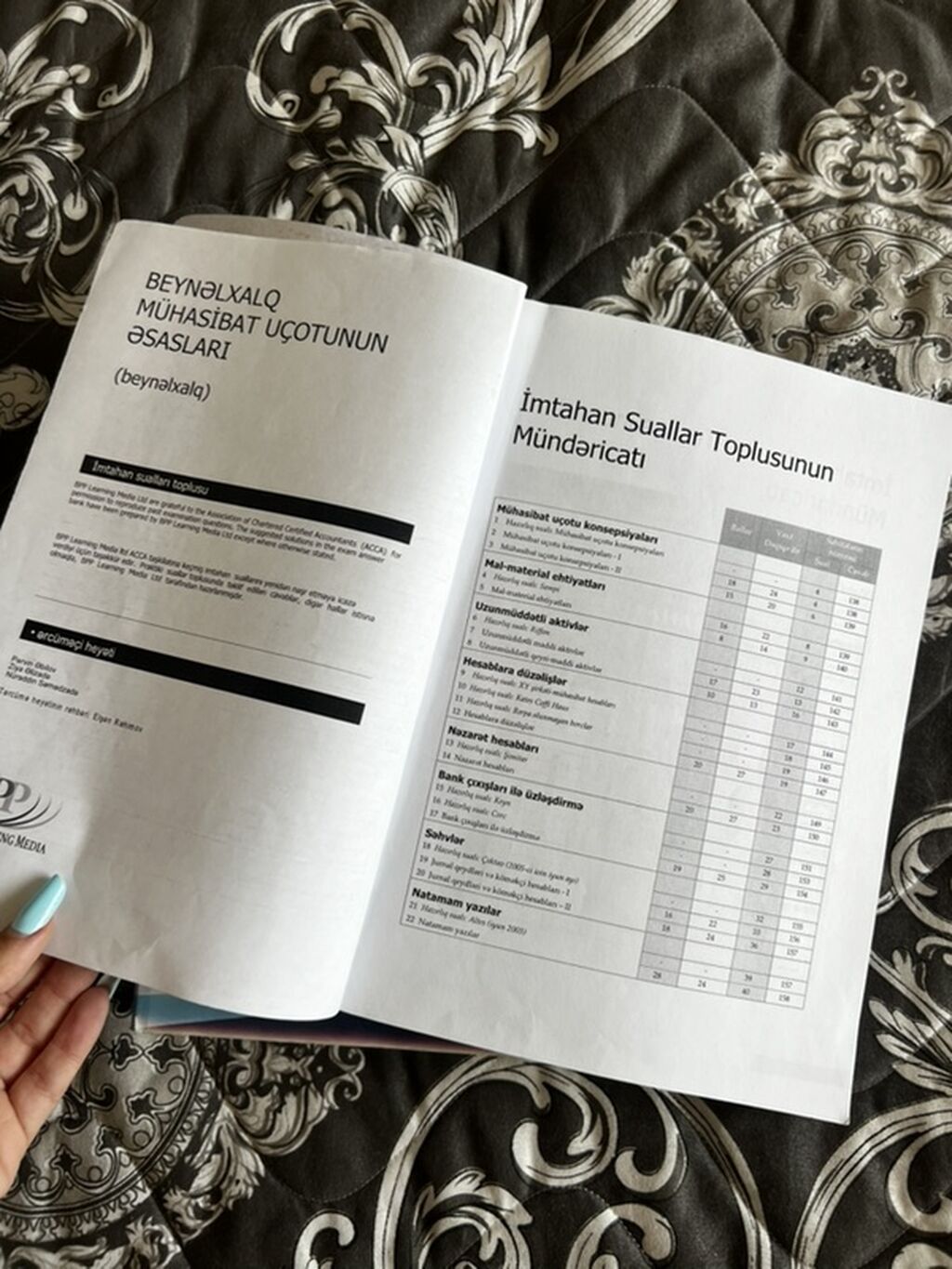 ACCA F3 – Beynəlxalq Mühasibat Uçotunun Əsasları dəstəsi Məzmun: - 2 — Kitablar və jurnallar, Bakı (2)