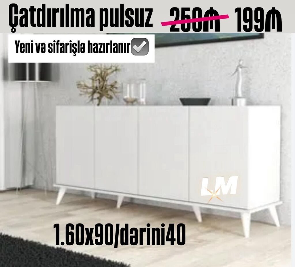 Qonaq otağı üçün, Yataq otağı üçün, Siyirməli, Güzgüsüz, Rusiya, Pulsuz quraşdırılma — Mebel, Digah (3)