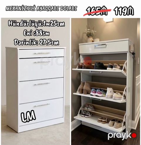 Düz dolab, Dəhliz üçün, Ayaqqabı üçün — Bakı