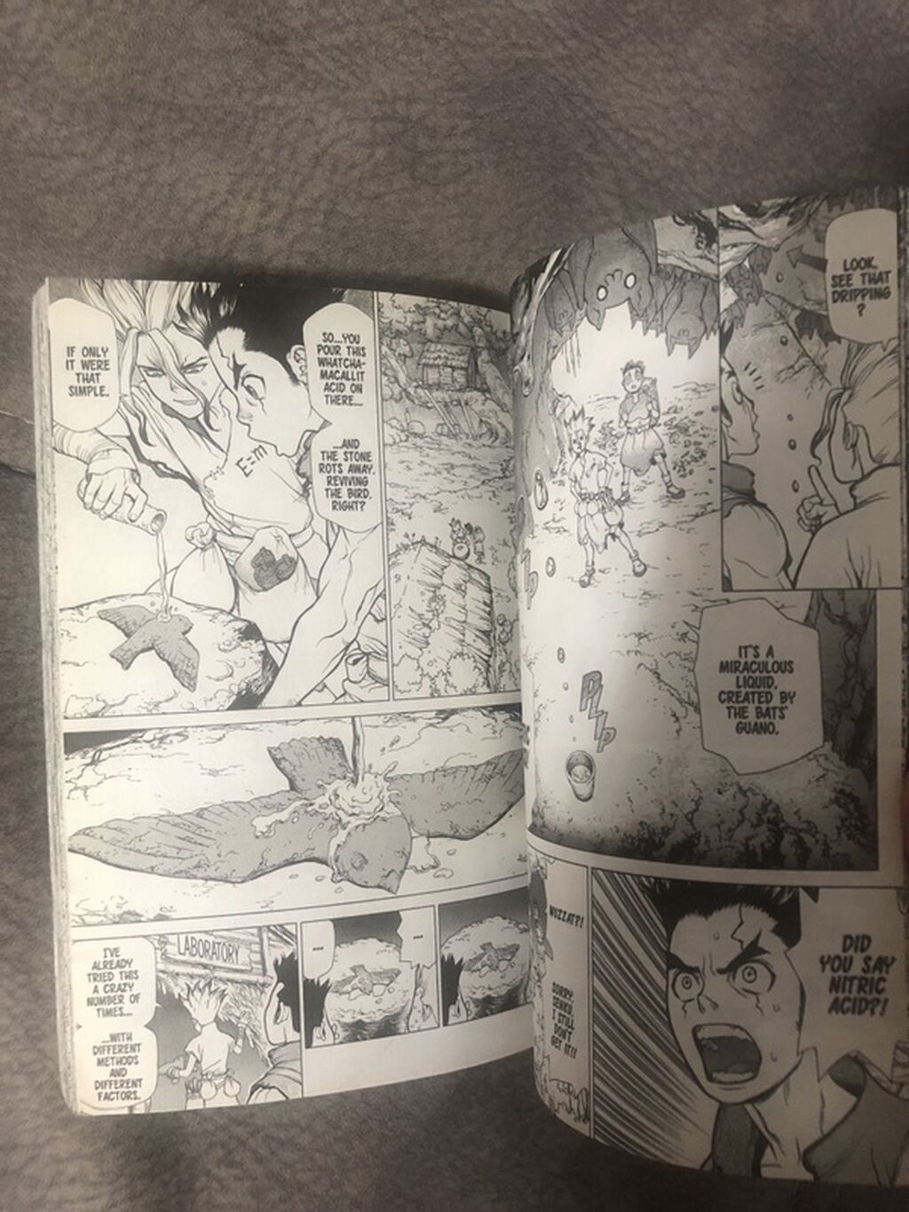 Məhsul: Dr. STONE, Cild 1 – manga (ingiliscə) Təxminən ilk səhfələri — Kitablar və jurnallar, Bakı (3)