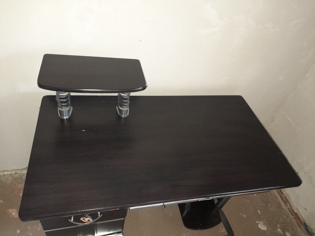 Düz masa, Polkalı, Siyirməli, Metal — Mebel, Bakı (4)