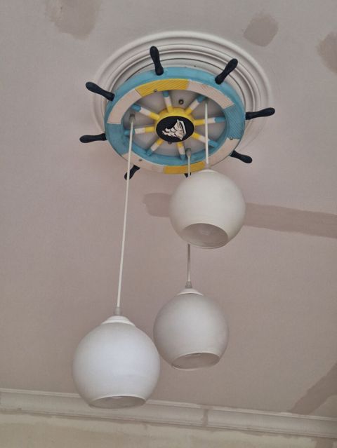 Çılçıraq, 3 lampa, Taxta — Bakı