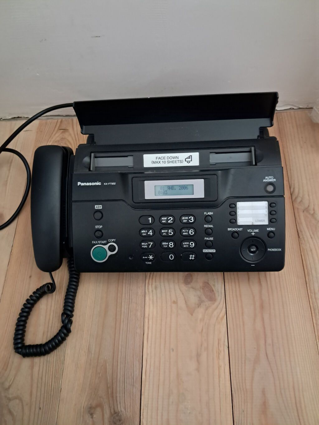 Panasonic !!! Fax Telefon !!! SUMQAYITDADI !!! 20 Yanvara Catdirilma — Elektronika, Sumqayıt (2)