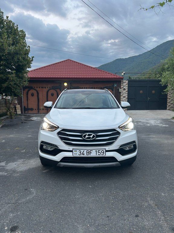 Hyundai Santa Fe, 2.0 L, 2017 il, 111 000 km — Avtomobillər, Qax