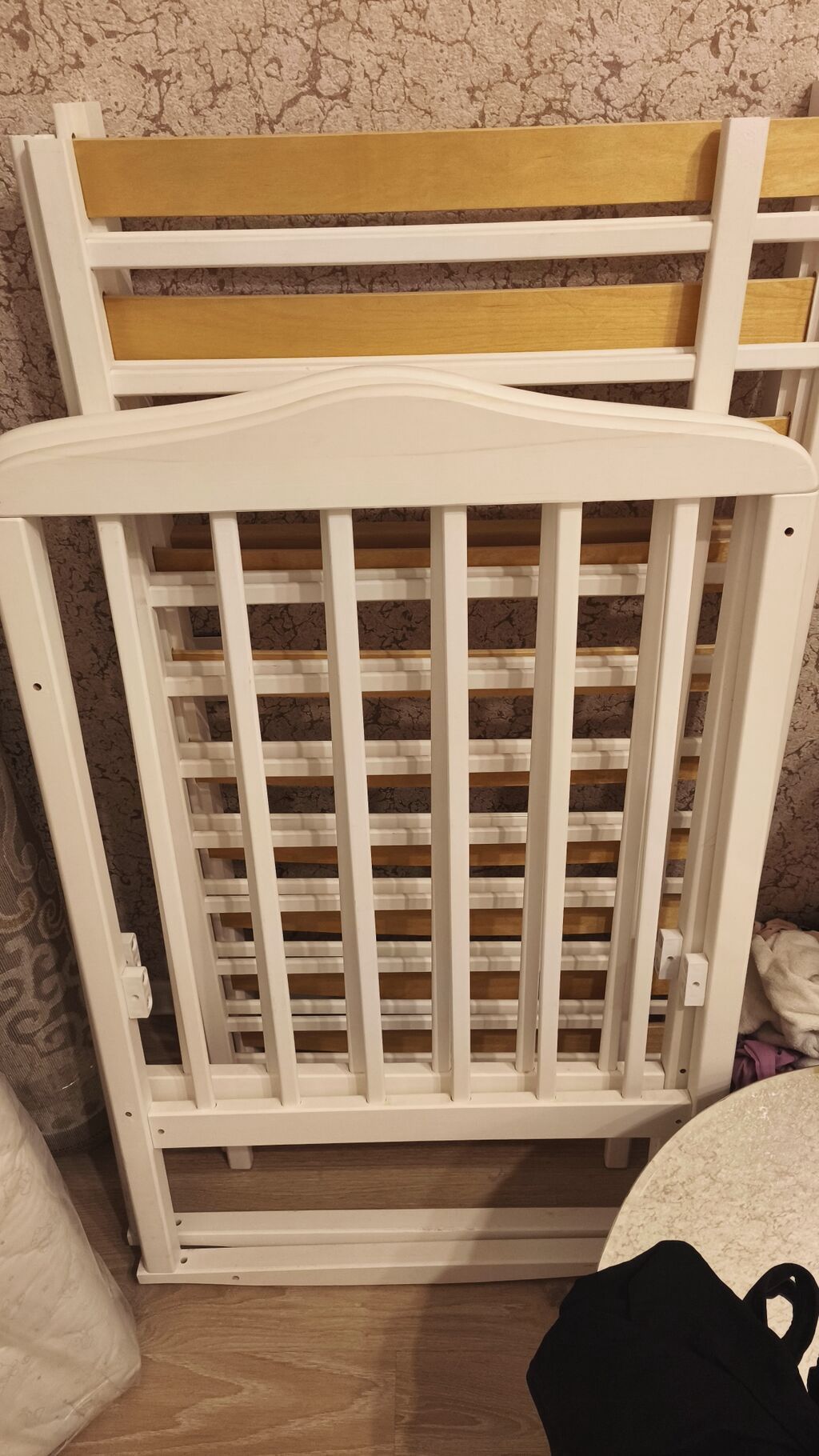 Oğlan və qız üçün, Yeni, Dördbucaq, Beşik, Matras ilə, Yellənmə mexanizmsiz