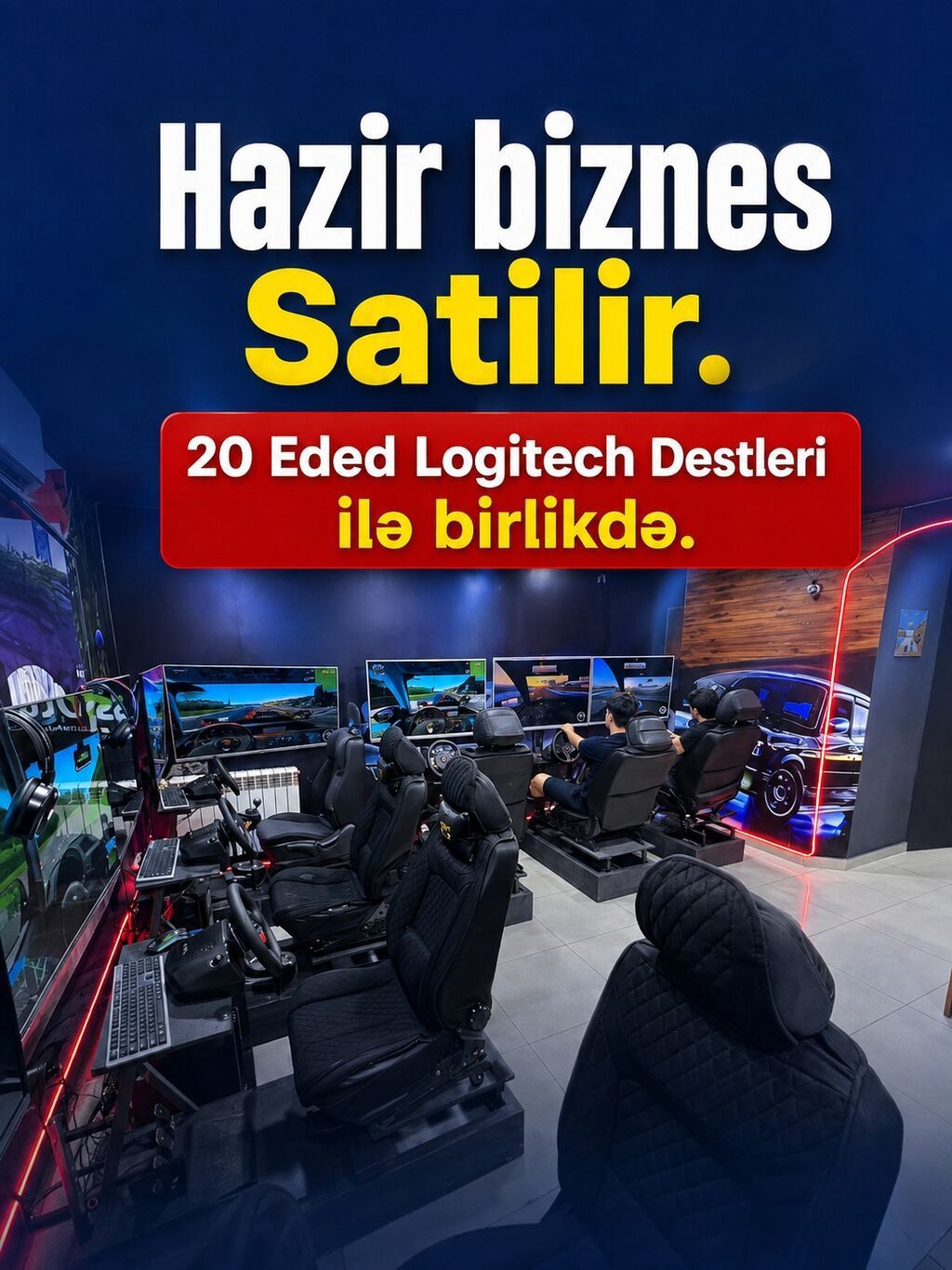 🔥 HAZIR BİZNES SATILIR! 🔥 🎮 Tam hazır vəziyyətdə fəaliyyət göstərən