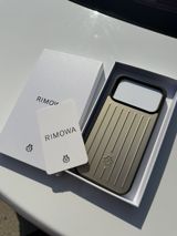 RIMOWA iPhone 17 pro max üçün qoruyucu örtük - Material: alüminium — Kaburalar