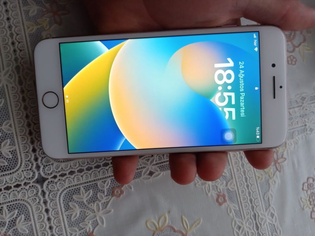 IPhone 8 Plus, 64 GB, Qızılı, Simsiz şarj — Apple iPhone, Sumqayıt