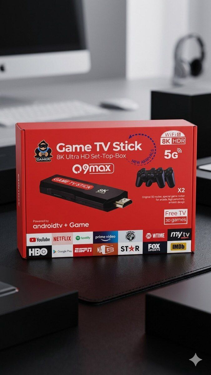TV box Android Game box Game stick 4RAM 64GB — Elektronika, Bakı (2)