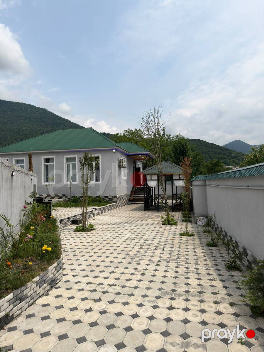 İcarəyə verilir 4 otaqlı həyət evi/bağ evi 100 m² — Ev, villa, Qəbələ (2)