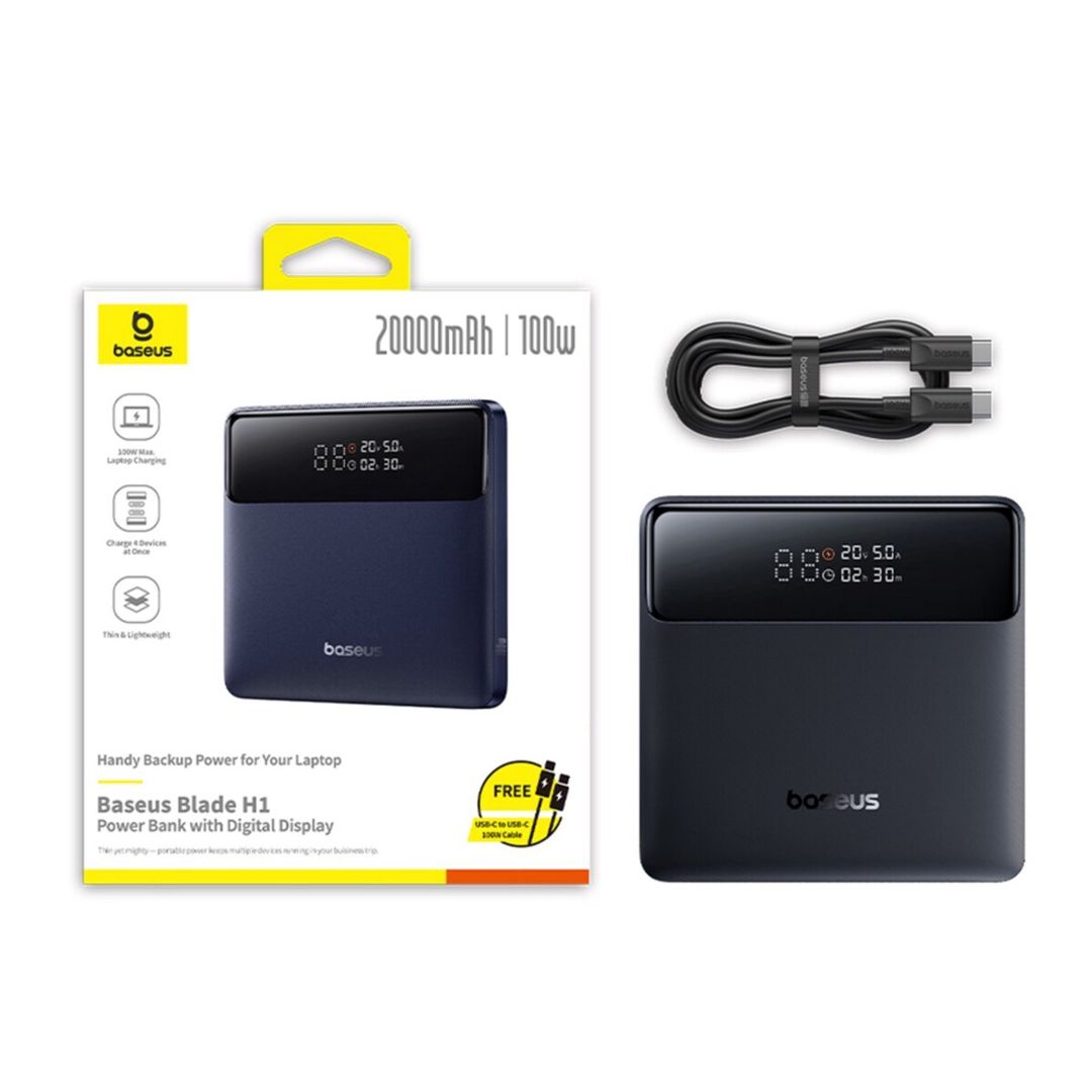 Baseus Powerbank Blade H1 Lite 20k 100w — Mallar, Bakı (4)