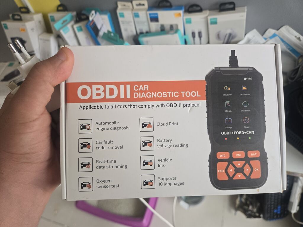 Avto Diaqnostika cihazı V520 (Yeni), Gəncə OBDII/EOBD/CAN uyğun