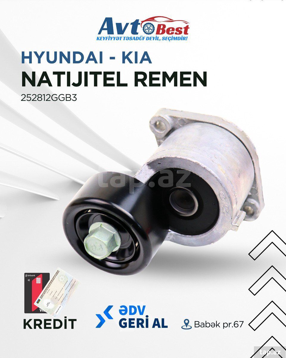 Hyundai, Kia kəmər tarımlayıcı roliki — Ehtiyat hissələri və aksesuarlar, Bakı