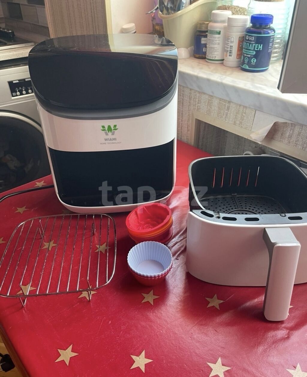 Wiami Home Technology hava fritözü Xüsusiyyətlər: - Yağsız/az yağla — Mətbəx texnikası, Bakı