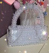 Şeffaf  parlaq  muncuq  sumka — Gifts & Souvenirs