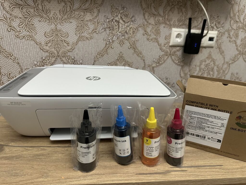 HP DeskJet Ink Advantage 2876 çoxfunksiyalı printer sarılır demək olar — Elektronika, Qobu (3)