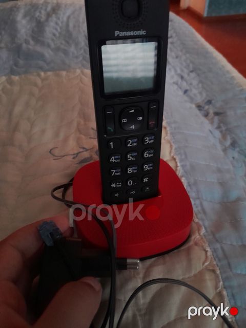 Panasonic simsiz ev telefonu - Marka/model: Panasonic DECT simsiz