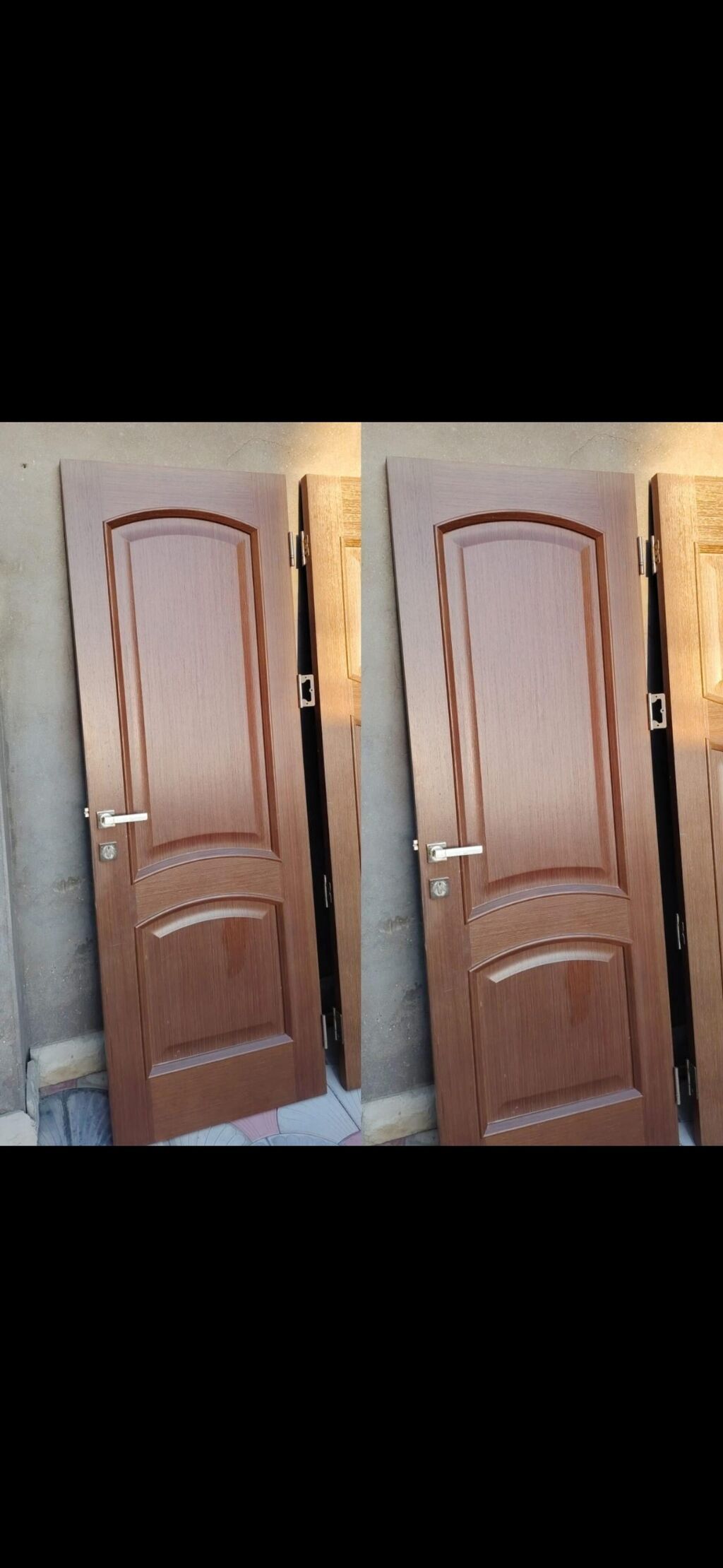 2 ədəd taxta qapı 205×80 sm — 110 AZN