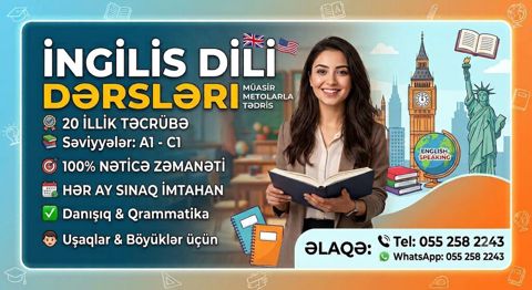 Xarici dil kursu, İngilis dili, Böyüklər üçün, Uşaqlar üçün