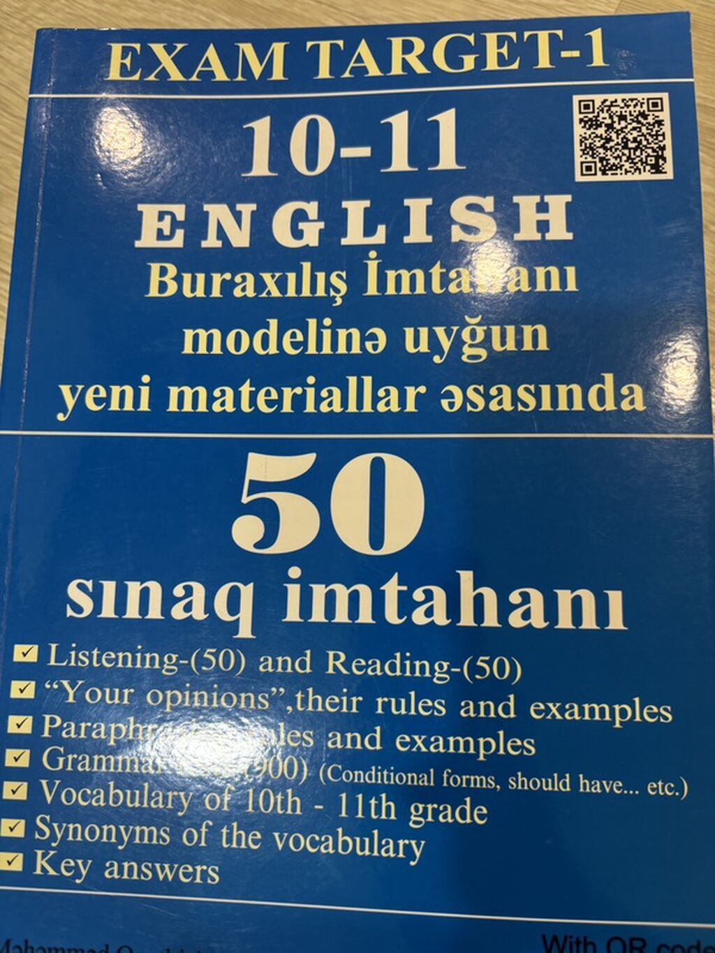 EXAM TARGET-1: 10-11-ci siniflər üçün İngilis dili buraxılış imtahanı