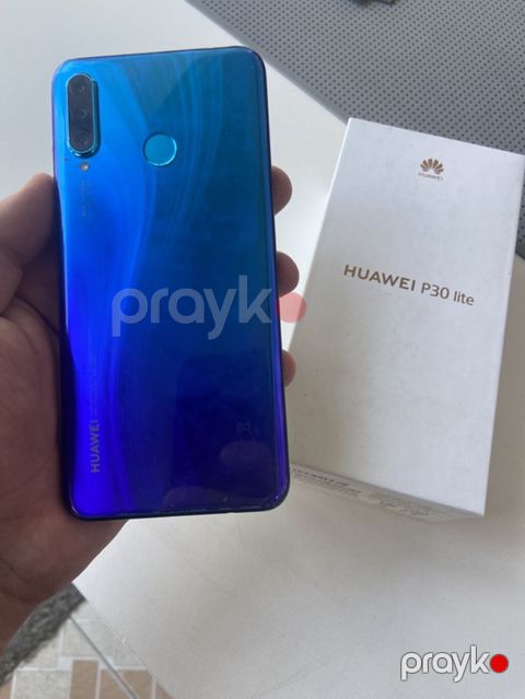 Huawei P30 Lite, 128 GB, rəng - Göy, İki sim kartlı — Bakı