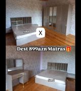 Yataq otağı dəsti Tərkibi: - Cüt nəfərlik çarpayı (yumşaq parça — Furniture