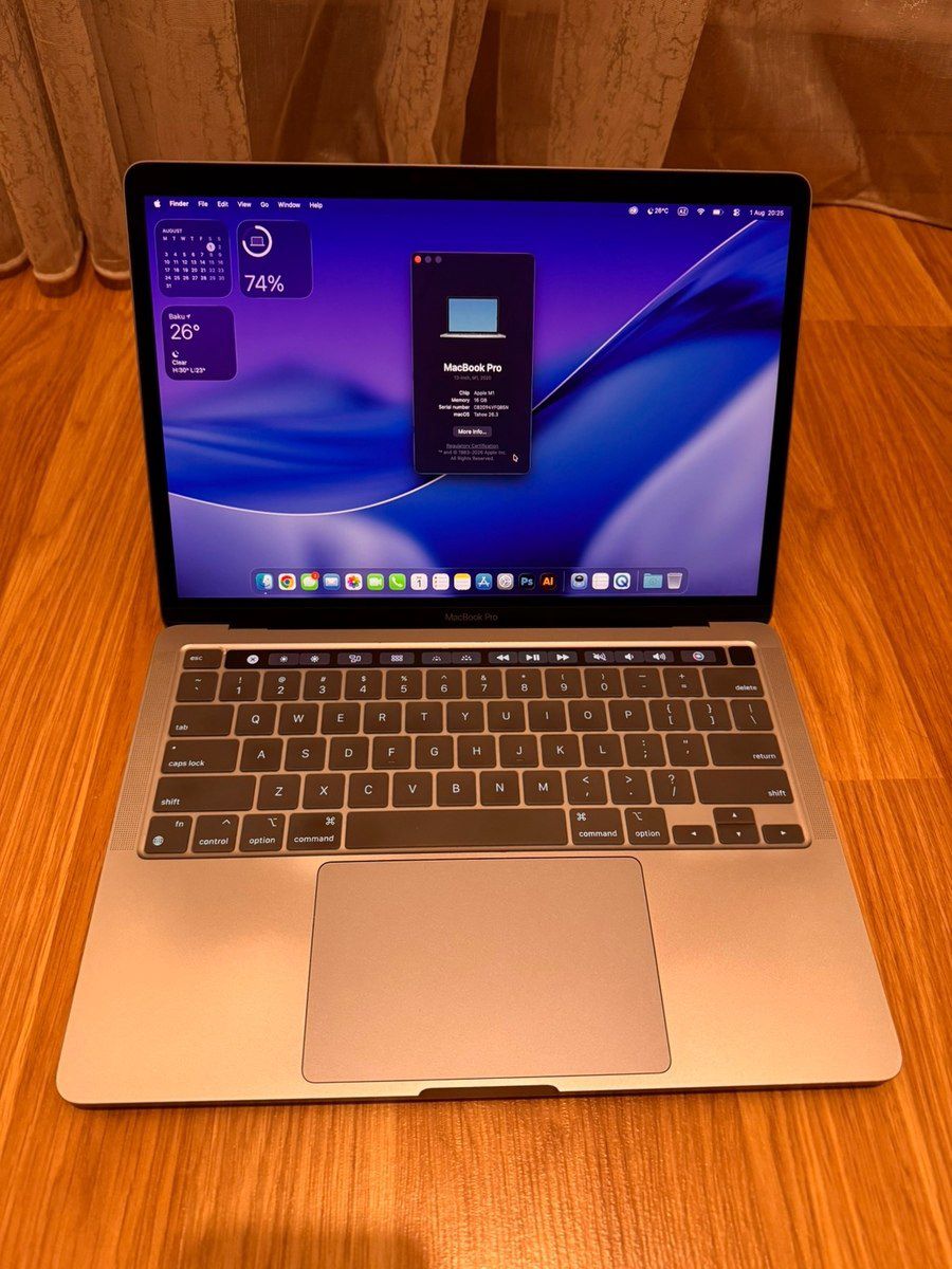 Apple Macbook Pro M1 16GB — Elektronika, Bakı (3)