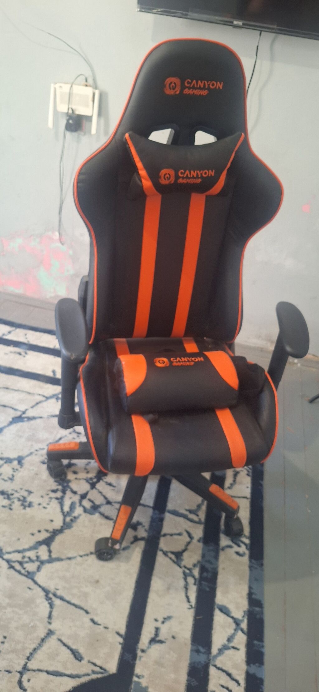 Canyon Gaming oyun kreslosu - Rəng: qara–narıncı, “CANYON GAMING” — Ofis mebeli, Digah (9)