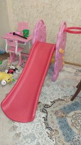 Uşaq üçün daxili sürüşkən – plastik konstruksiya - Rəng — Мебель